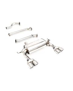 ARMYTRIX Valvetronic Exhaust System w/Quad Tips Ford Bronco 2.7L 2021+- ARMY-FDBC5-QS51C