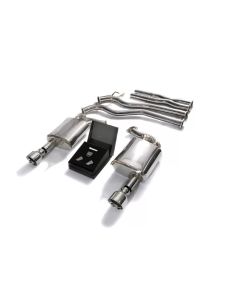 ARMYTRIX Valvetronic Exhaust System Ford Mustang GT Coyote 5.0L V8 2015-2022- ARMY-FDM65-DS33C