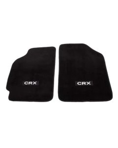NRG Floor Mats - 88-91 Honda Civic (CRX Logo) - 2pc. - FMR-110