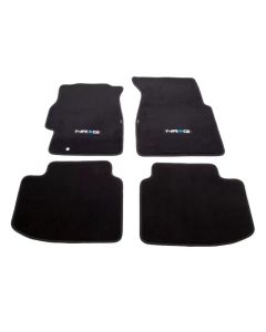 NRG Floor Mats - 96-00 Honda Civic 2DR &3DR (NRG Logo) - 4pc. - FMR-130NRG