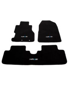 NRG Floor Mats - 02-03 Honda Civic Si 3DR Coupe (NRG Logo) - 3pc. - FMR-150