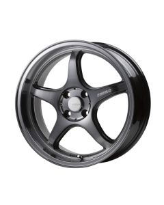 5Zigen FN01R-C STV Wheel 17x7 +45 5x100 Gunmetal Machined Lip - 177-5100-45-GMML