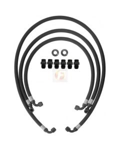 Fleece Performance 06-10 GM Duramax 6.6L LBZ/LMM Allison Transmission Cooler Lines - FPE-TL-LBZ-LMM
