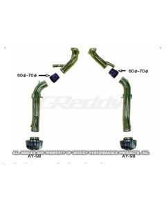 GReddy 09+ Nissan GTR Long Type Piping 60-70mm Suction Kit (STD) - 12020906