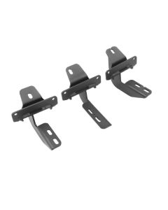 Go Rhino Black Powder Running Boards Mounting Brackets Ford Bronco 2021+- GO R-6941295