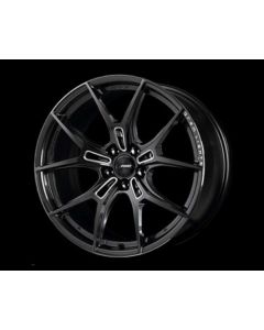 GramLights 57FXZ Wheel 19x8 5x100 45mm Super Dark Gunmetal/Machining/Rim Edge DC- GRAM-WGFZ145DAAC