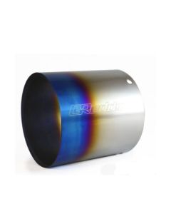 GReddy Burnt Titanium Tip 115mm Diameter 170mm Length (for Revolution RS / RS-TI / RS-Race) - 11002103