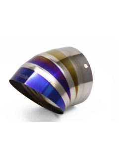 GReddy Burnt Titanium Turndown Universal 105mm Tip - 11002131