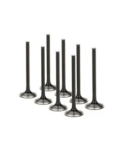 Honda H22 Exhaust valve 30.00x5.45x106.45mm / Tip 1.9mm/ SS/ Blk. Nitrided/ stock size- Set of 8 - HEVN-1006D-8