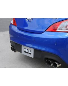 HKS 10+ Genesis V6 & 2.0L Turbo Legamax Premium Rear Section Exhaust (OVERSIZED SHIPPING) - 31021-KB002