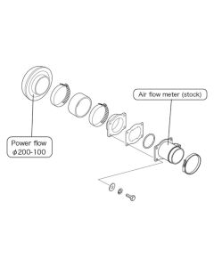 HKS Super Power Flow Intake for Subaru 1998-2001