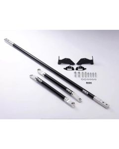 HKS 2020+ Toyota Supra Carbon Brace - Rear Set - 83001-AT003