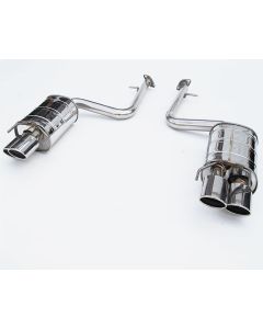 Invidia Q300 Axleback Rolled Stainless Steel Quad Tips Exhaust Lexus RC350 |  RC200T 2015+- HS14LRCDR4OS