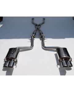Invidia 14+ Lexus RCF Q300H w/ Rolled Stainless Steel Tips Cat-Back Exhaust - HS14LRF3SH