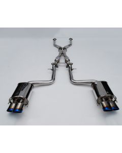 Invidia 14+ Lexus RCF Q300H w/ Rolled Titanium Tips Cat-Back Exhaust - HS14LRF3TH