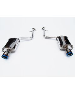 Invidia Q300 Axle-Back Exhaust Rolled Titanium Tips Lexus IS200T 2016+- HS15LIS2G3TH