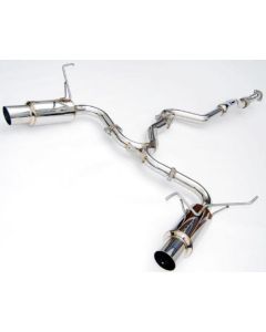 Invidia 15+ Subaru WRX/STI 4dr N1 Twin Outlet Single Layer Tip SS Cat-Back Exhaust - HS15STIGTP