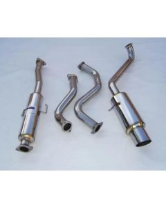 Invidia 88-91 CRX EF8 60mm (101mm tip) N1 Cat-back Exhaust - HS88HCXGTP
