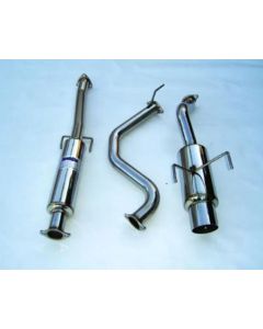 Invidia 92-95 Honda Del Sol (101mm tip) Cat- Back Exhaust - HS92HD1GTP