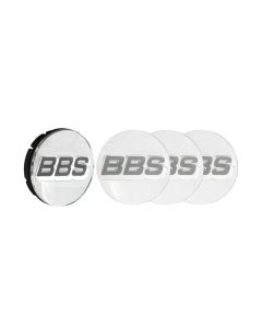 BBS Center Cap 56mm Polished/Grey - 3D Floating - HW58071057.4