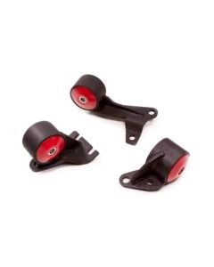 Innovative 90-93 Integra B-Series Black Steel Mounts 75A Bushings - 19350-75A