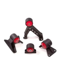 Innovative 91-99 Mitsubishi 3000GT / GTO 6G72 Black Steel Mounts 95A Bushings - 79950-95A