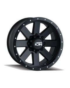 ION 134 Matte Black 17X8.5 6X139.7 -6MM 106MM Wheel- ION-134-7883MB6