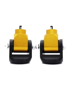 ISR Performance Billet Engine Mount Set with Poly Bushings - Nissan 370Z/G37 Z34 - IS-EMK-Z34-P