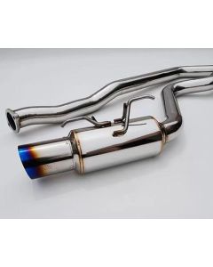 Invidia 08+ WRX Hatch / 08 STi 76mm RACING Titanium Tip Cat-back Exhaust - HS08SW5GRT