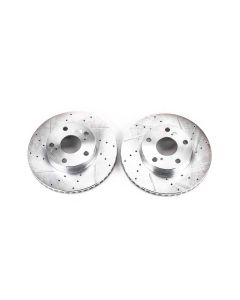 Power Stop 05-15 Toyota Tacoma Front Evolution Drilled & Slotted Rotors - Pair - JBR1120XPR