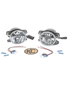 KC HiLiTES 07-09 Jeep JK Gravity G4 LED Light 10w SAE/ECE Clear Fog Beam (Single) - 1494