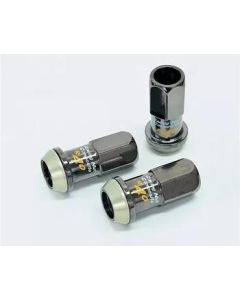 Project Kics 12x1.25 R40 Lug Nuts - Black (20 Pcs) - KRC03K
