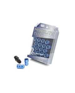 Project Kics Monolith T1/07 Blue 14x1.50 Lug Nut Set