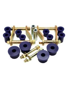 SuperPro Suspension Greasable Shackle and Bush Kit Rear Mazda BT50 2011-2015- SUPE-KIT168SK