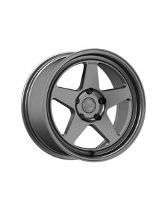 Kansei K12G Knp 17x9in / 5x100 BP / 35mm Offset / 73.1mm Bore - Gunmetal Wheel - K12G-179010+35