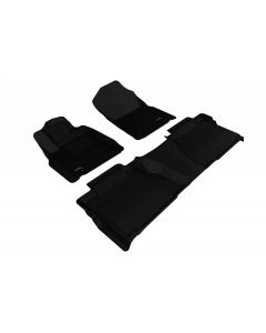 3D MAXpider Back Kagu 1st & 2nd Row Floormats Toyota Tundra Double Cab 2014-2021- 3D M-L1TY15401509