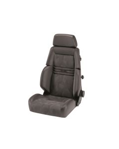 Recaro Comfort Seat Expert S 3 Point Belt Leather Grey | Grey Artista Black Logo- LTF.00.000.LR55
