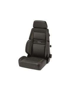 Recaro Comfort Seat Expert S 3 Point Belt  Black AM Vinyl | Black AM Vinyl Silver Logo- LTF.00.000.YY11