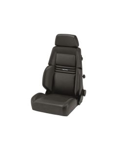 Recaro Comfort Seat Expert M 3 Point Belt Black Leather | Black Leather Silver Logo- LTW.00.000.LL11