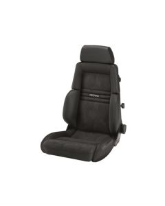 Recaro Comfort Seat Expert M 3 Point Belt Black Leather|Black Artista Silver Logo- LTW.00.000.LR11