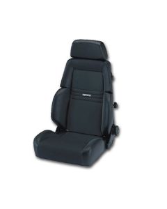 Recaro Comfort Seat Expert M 3 Point Belt Leather Grey | Grey Artista Black Logo- LTW.00.000.LR55