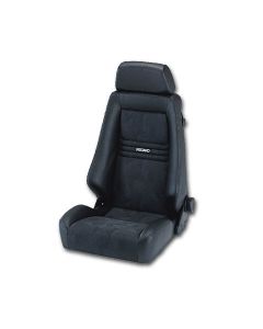 Recaro Specialist S 3 Point Belt Black Leather|Black Artista Silver Logo- LXF.00.000.LR11
