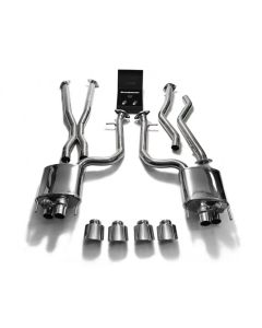 ARMYTRIX Valvetronic Header Back Exhaust System Lexus RC-F 5.0L V8 2015-2021- ARMY-LXRCF-QS3840C