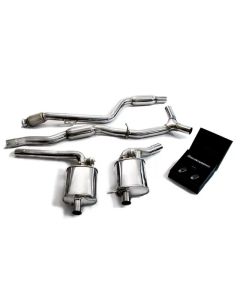 ARMYTRIX Stainless Steel Valvetronic Exhaust System Mercedes Benz C300 W205 Left Hand Drive 2018-2019- ARMY-MB052-BLC