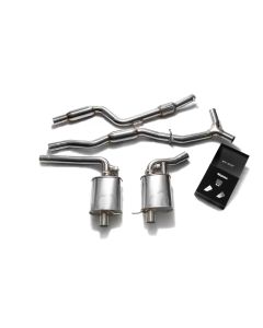 ARMYTRIX Stainless Steel Valvetronic Catback Exhaust System Mercedes-Benz C-Class W205 LHD 2015-2018- ARMY-MB052-LC