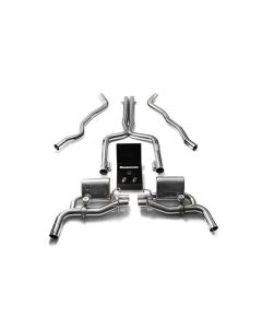 ARMYTRIX Stainless Steel Valvetronic Catback Exhaust System Mercedes-Benz C63 AMG | AMG S W205 2015-2020- ARMY-MB056-C