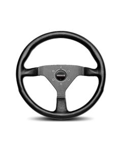 Momo Montecarlo Steering Wheel 320 mm - Black Leather/Black Stitch/Black Spokes - MCL32BK1B