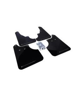 Rally Armor UR Rally Mud Flap Set Black w/Grey Logo Subaru Forester 09-13- RALL-MF11-UR-BLK/GRY