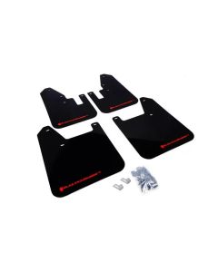 Rally Armor 98-02 Subaru Forester Black UR Mud Flap w/ Red Logo - MF13-UR-BLK/RD