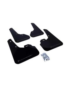 Rally Armor UR Mud Flap Set Black w/Grey Logo Mazda Mazda 3 10-13- RALL-MF17-UR-BLK/GRY